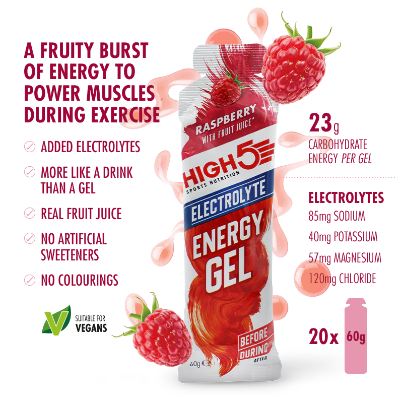 High5 Energy Gel Electrolyte 20x60g