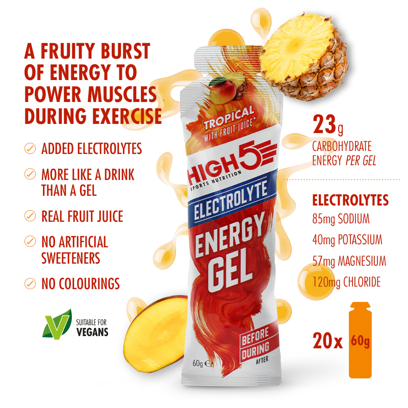 High5 Energy Gel Electrolyte 20x60g
