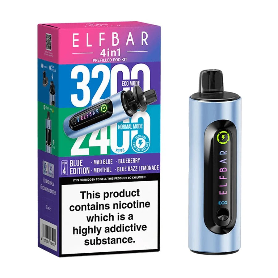 4 in 1 Elf bar 3200 Puffs - Disposable