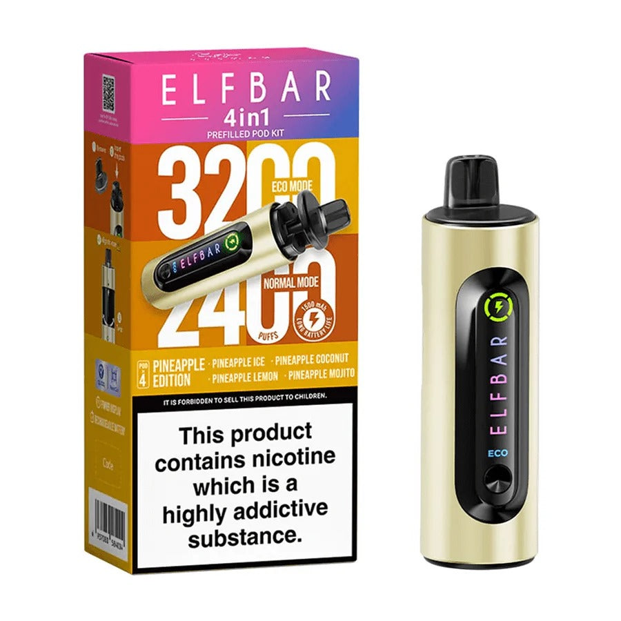 4 in 1 Elf bar 3200 Puffs - Disposable