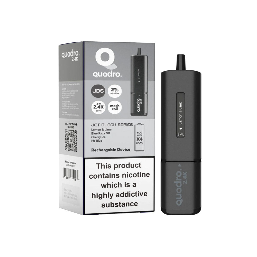 Quadro 2400 Rechargable Vape / 4 in 1 Edition