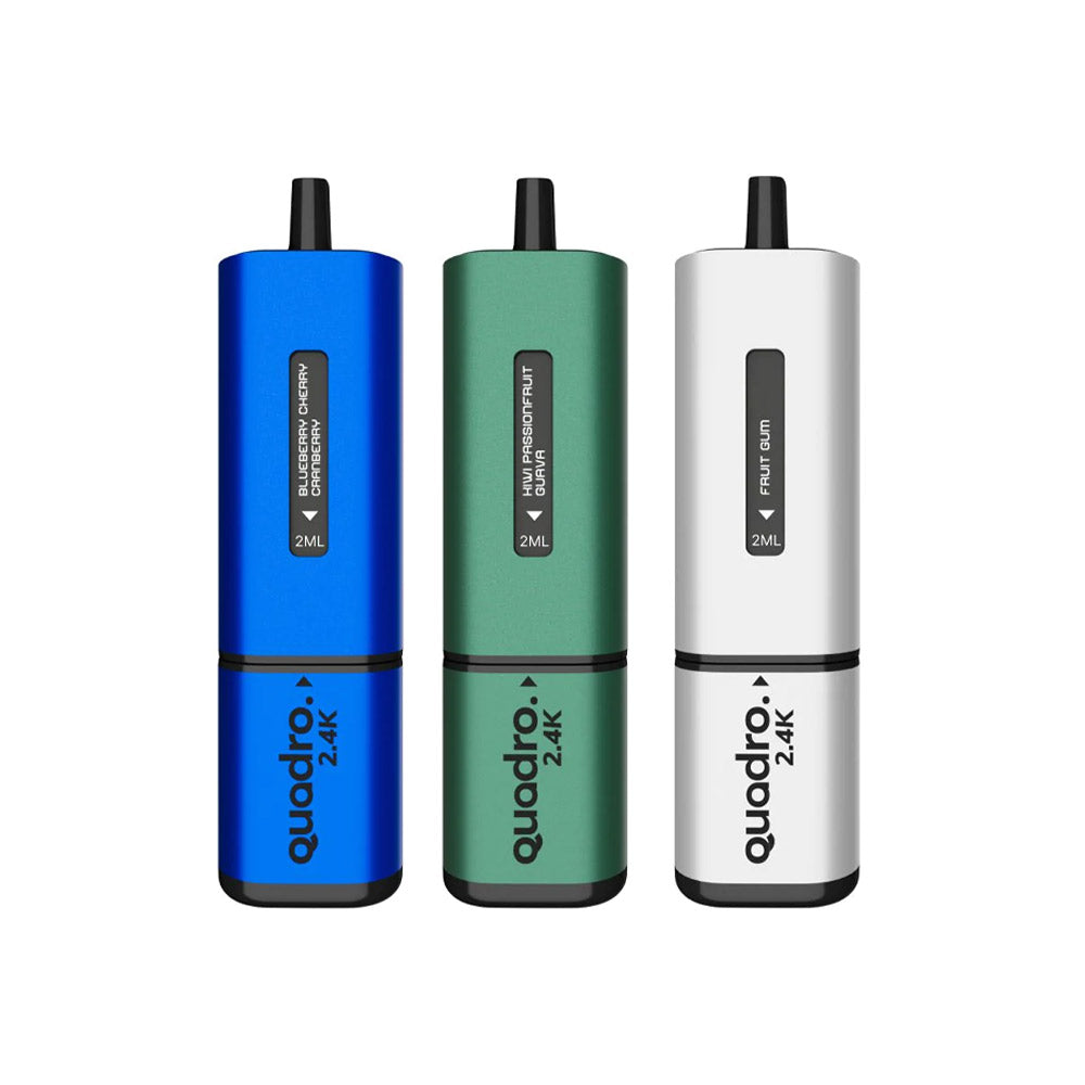 Quadro 2400 Rechargable Vape / 4 in 1 Edition