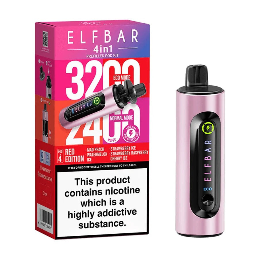 4 in 1 Elf bar 3200 Puffs - Disposable