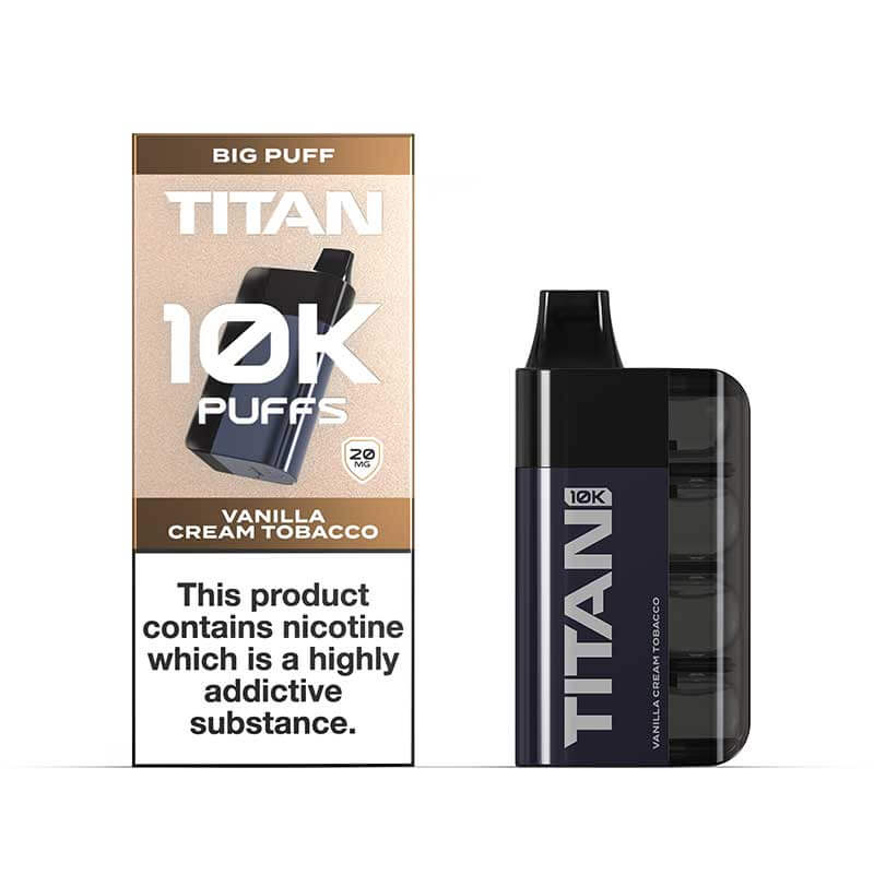 Titan 10k Rechargable Vape - Disposable