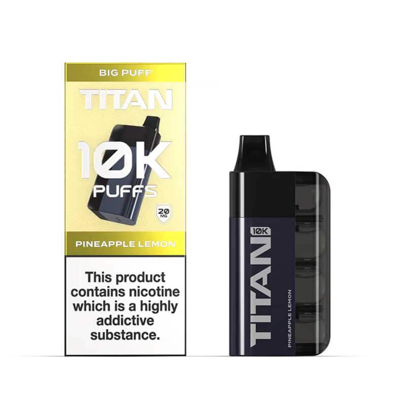 Titan 10k Rechargable Vape - Disposable