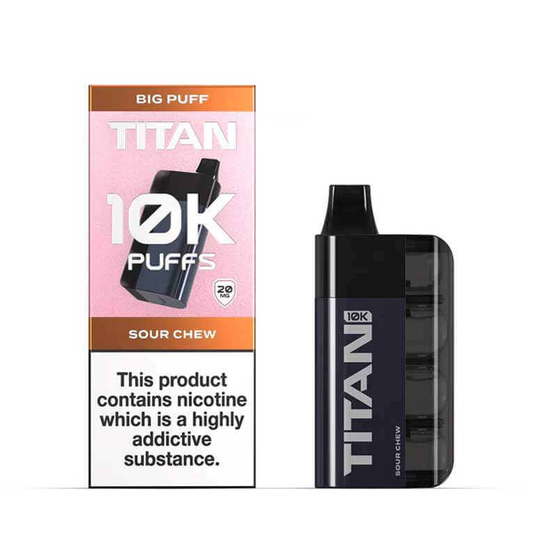 Titan 10k Rechargable Vape - Disposable