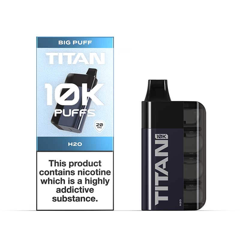 Titan 10k Rechargable Vape - Disposable