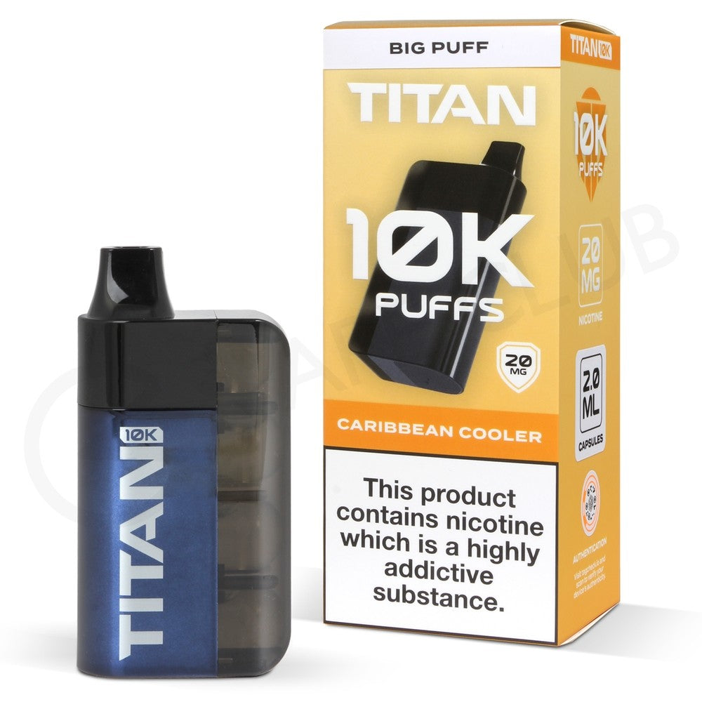 Titan 10k Rechargable Vape - Disposable